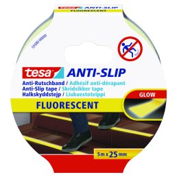   Tesa fényvisszaverő fluoreszkáló öntapadós csúszásgátló szalag 5 m x 25 mm