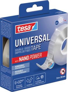   Tesa Univerzális kétoldalt tapadó szalag - NANO POWER 3 m x 30 mm