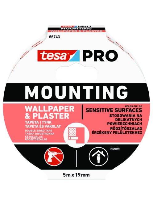Tesa Mounting PRO rögzítő - tapéta és vakolat