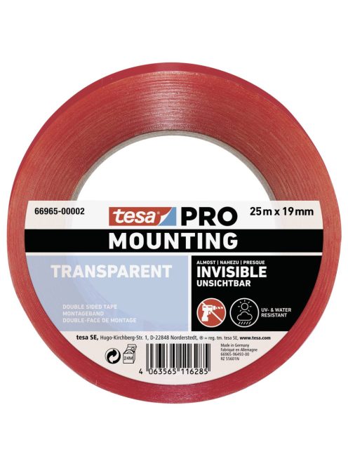 Tesa Mounting PRO rögzítő - átlátszó