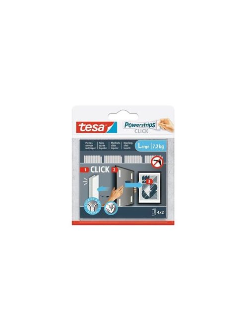 Tesa Powerstrips tépőzár "L" LL