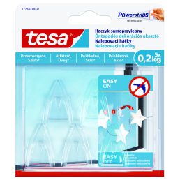  Tesa Öntapadós akasztó átlátszó felületekhez 0,2kg (5db+8db)