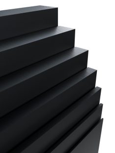 Habosított PVC 5mm fekete 